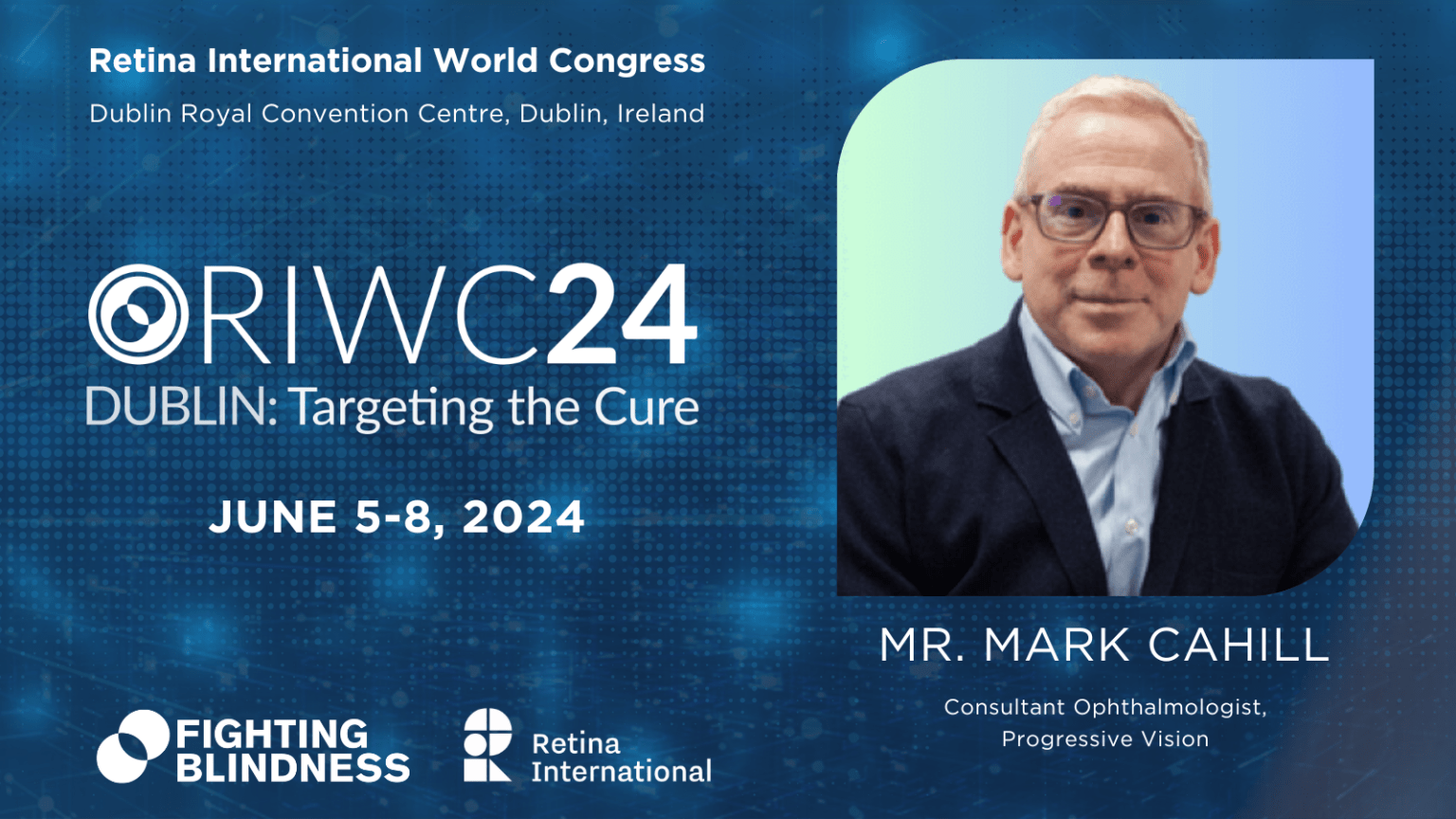Targeting the cure for blindness at the Retina International World Congress 2024